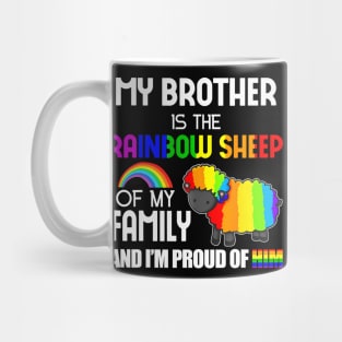 LGBT Gay Pride My Brother Is Sheep of Family Mug